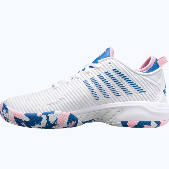 K-Swiss NWOT Hypercourt Supreme tennis shoe  (96615-969-M) size 6 pink And white - Picture 2 of 10